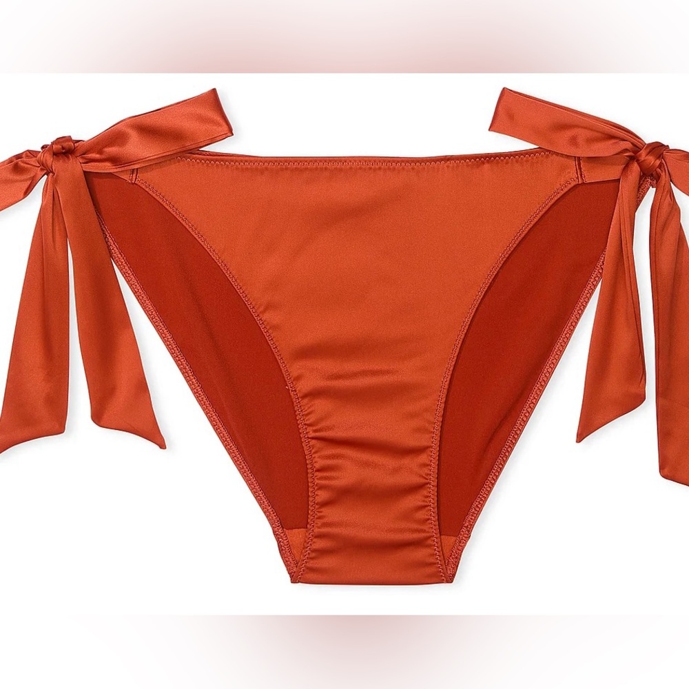 Victoria VERY SEXY Flirty Embroidery Side-Tie Cheeky Panty Lil Snack Gin…
